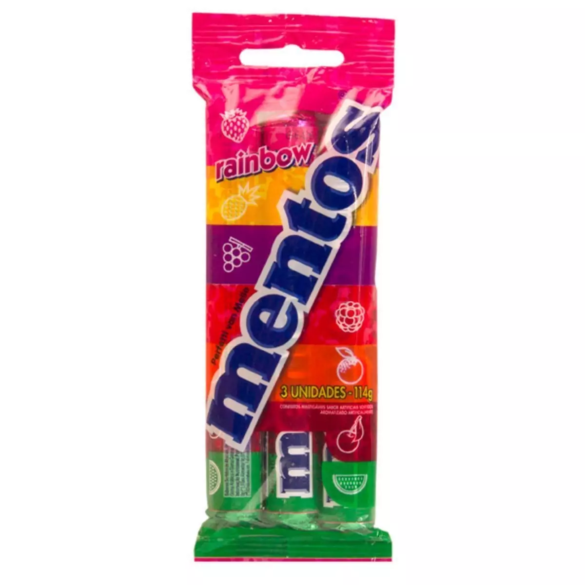 MENTOS STICK PACK RAINBOW SÉRIE 3 112,5G