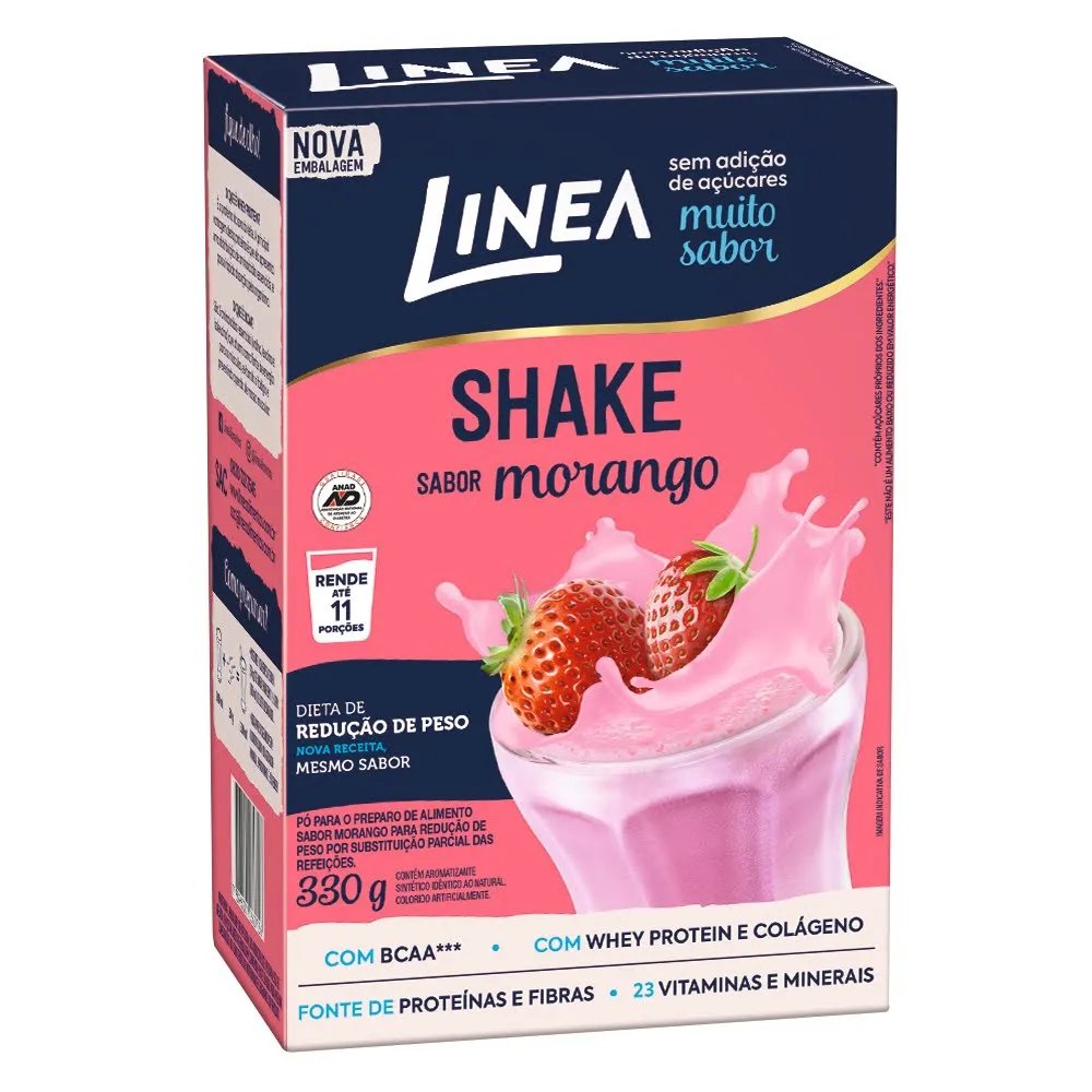 SHAKE ZERO LINEA MORANGO PREMIUM 330G