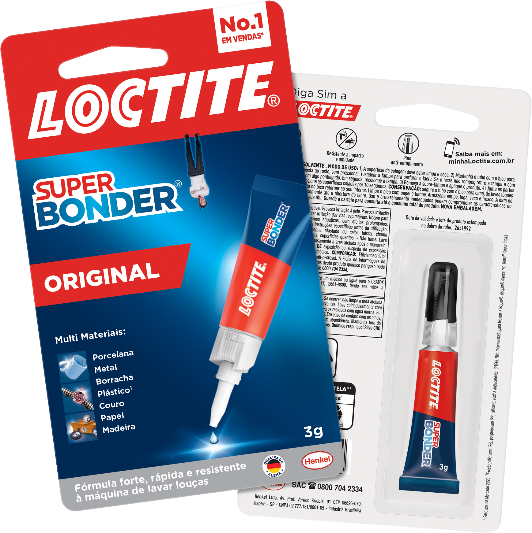 SUPER BONDER LOCTITE ORIGINAL 3GR