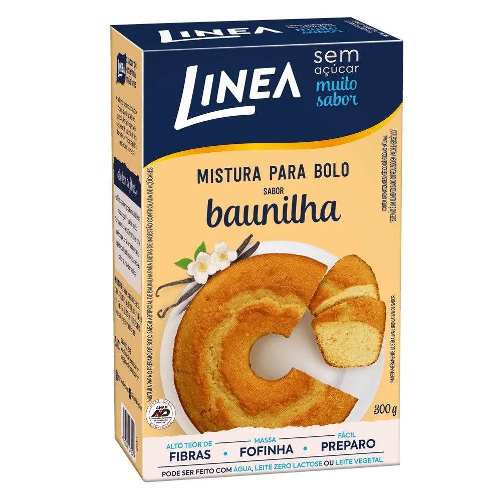MISTURA PARA BOLO LINEA BAUNILHA 300G