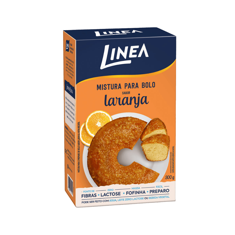MISTURA PARA BOLO LINEA LARANJA 300G