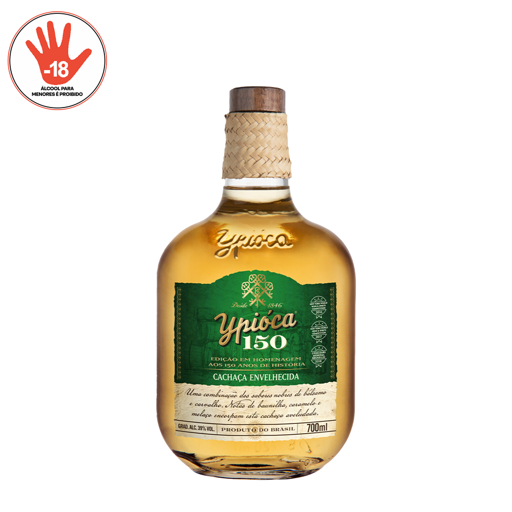 AGUARDENTE YPIÓCA 6 ANOS 150 REDESIGN 700ML