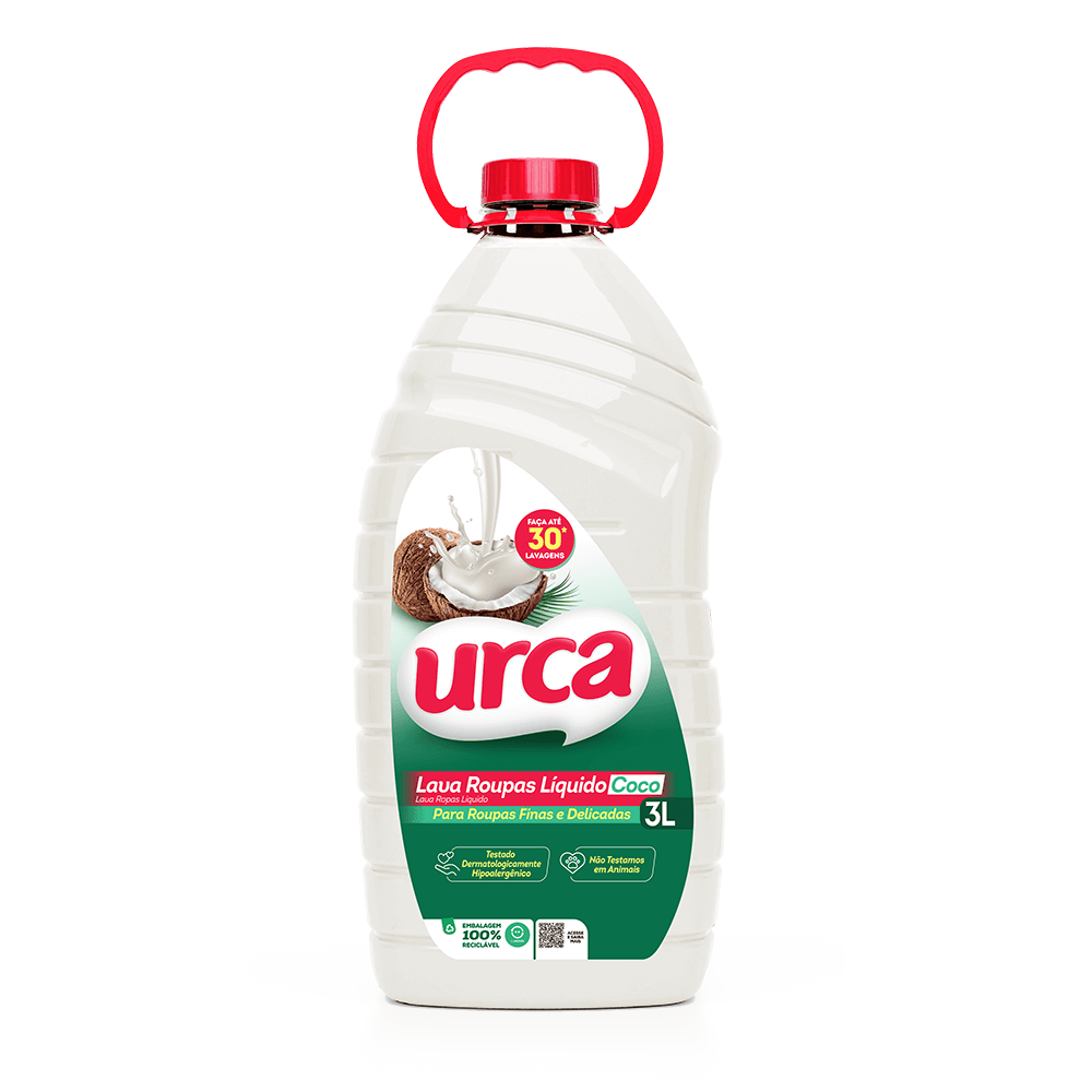 LAVAROUPAS LÍQUIDO URCA COCO 3L