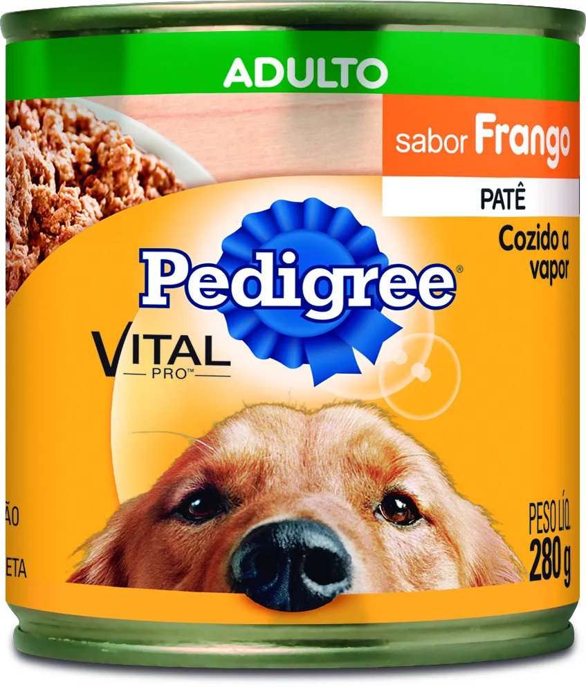 PEDIGREE LATA ADULTO PATÊ DE FRANGO 280G
