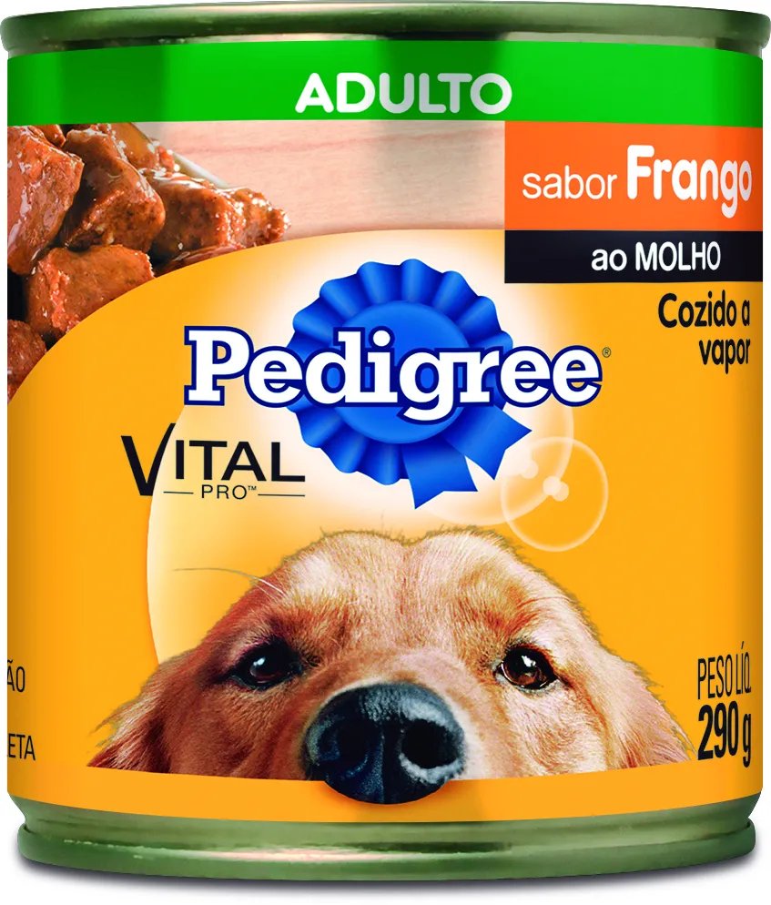 PEDIGREE LATA ADULTO FRANGO AO MOLHO 290G