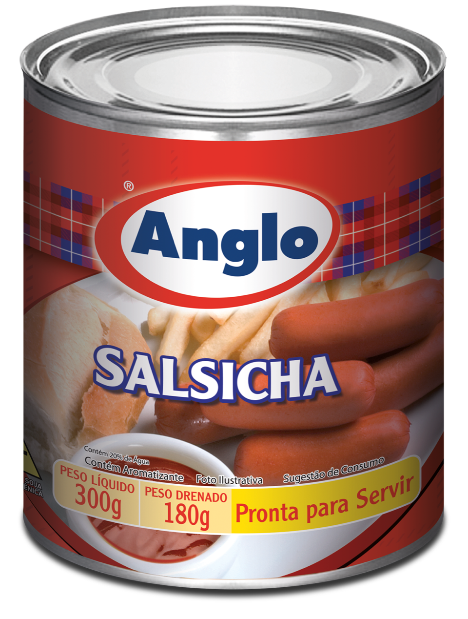 SALSICHAS 180GR TIPO VIENA ANGLO LT  376