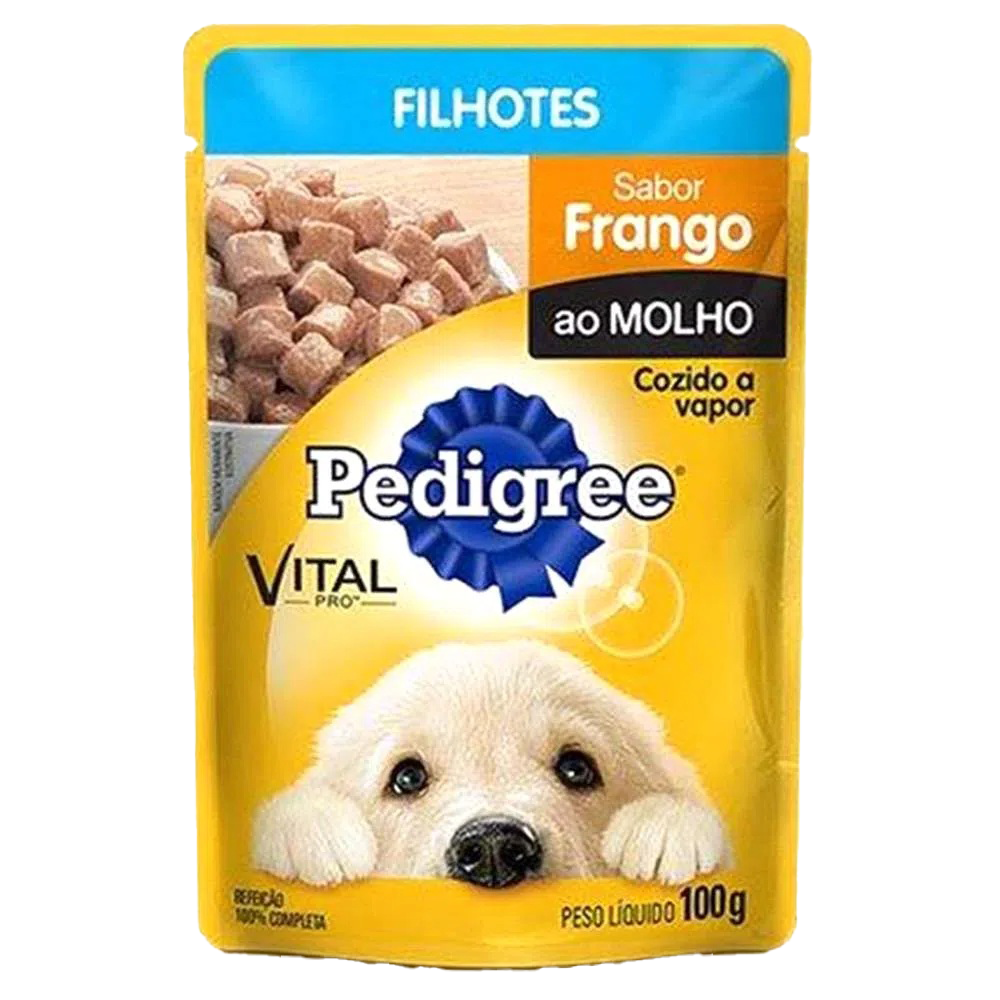 PEDIGREE SACHÊ FILHOTE FRANGO AO MOLHO 100G