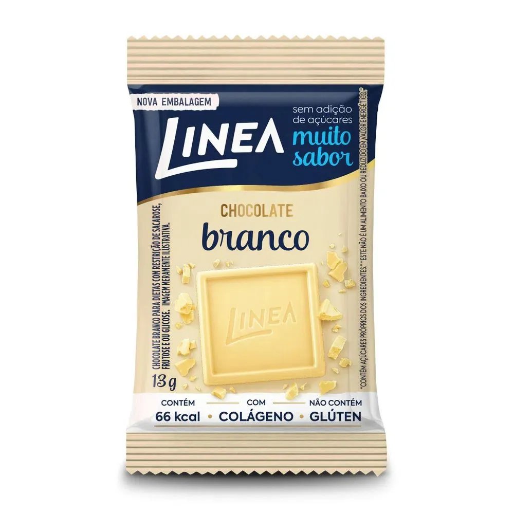 CHOCOLATE LINEA BRANCO ZERO AÇÚCAR 15X13G