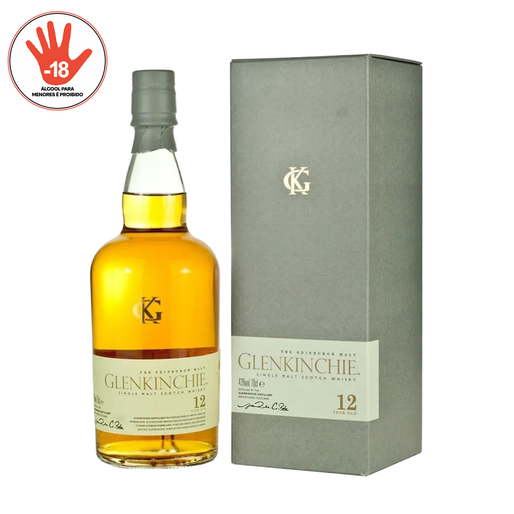 WHISKY GLENKINCHIE 12 ANOS 750ML