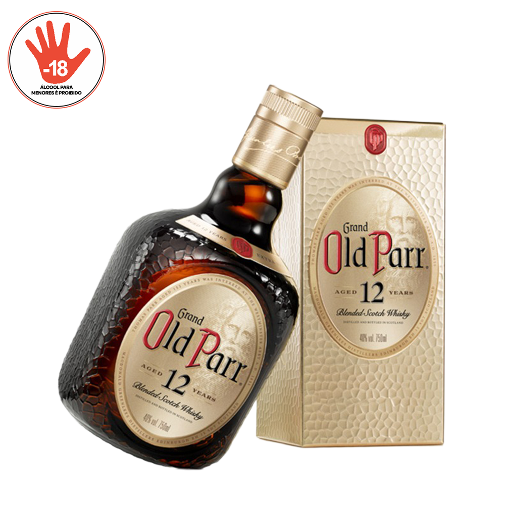 WHISKY OLD PARR 12 ANOS 750ML