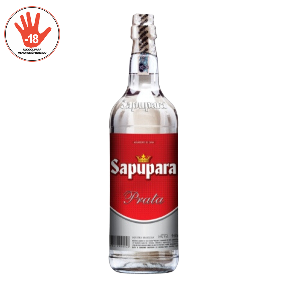 AGUARDENTE SAPUPARA PRATA 965ML