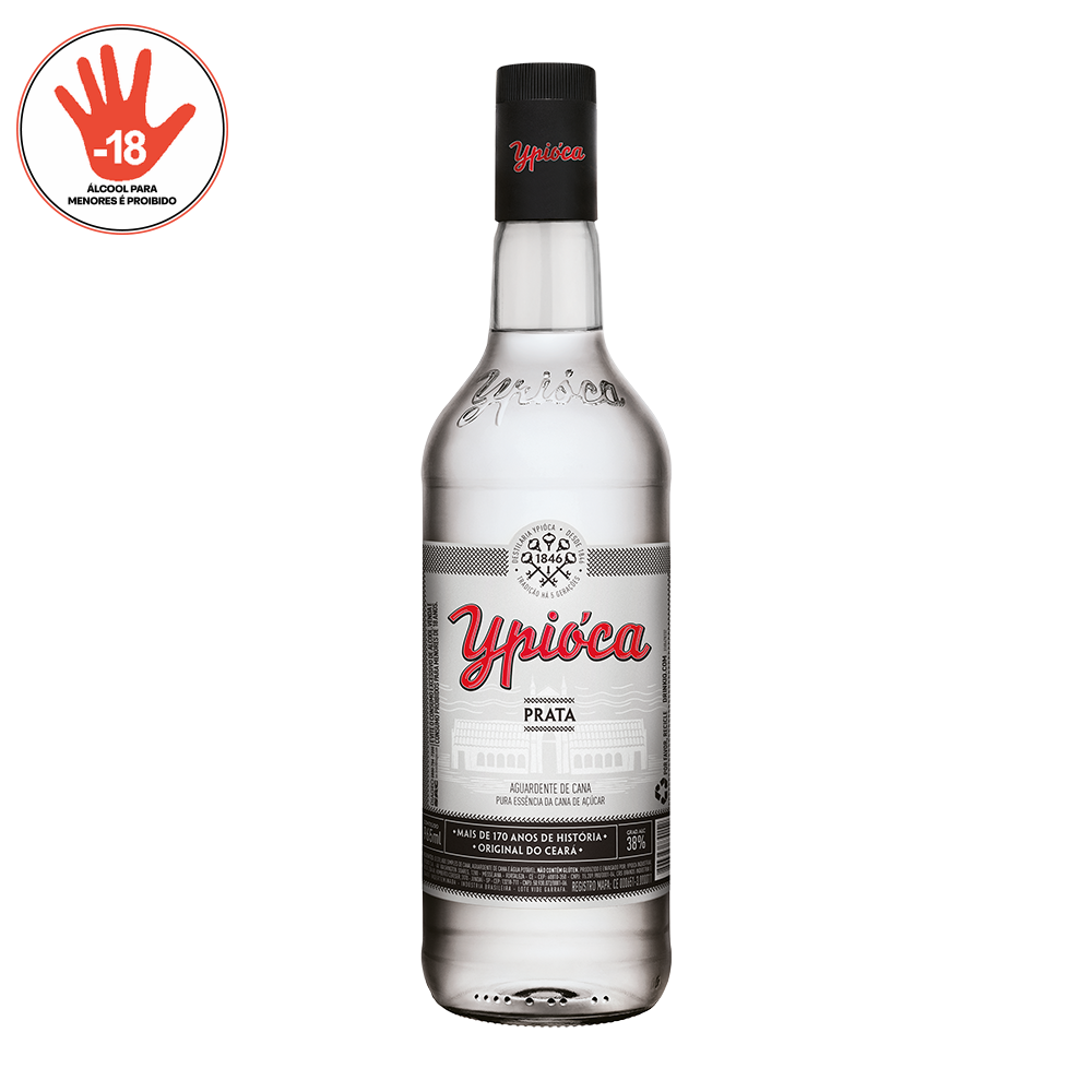 AGUARDENTE YPIÓCA PRATA 965ML