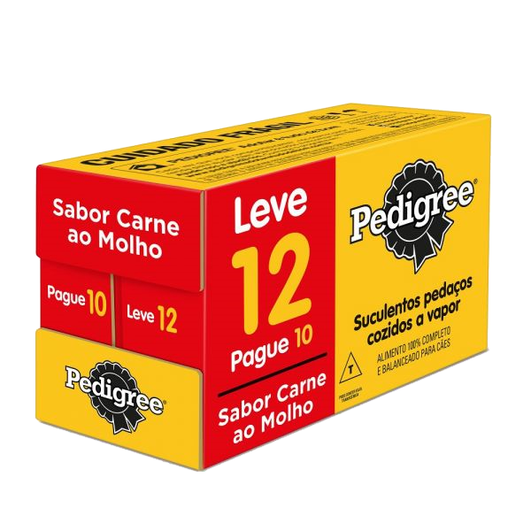 PEDIGREE SACHÊ ARP CARNE LV12 PG10 DE 100G