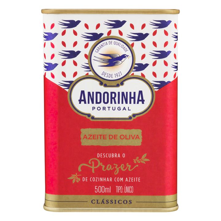 AZEITE TIPÓ ÚNICO ANDORINHA LATA 500ML
