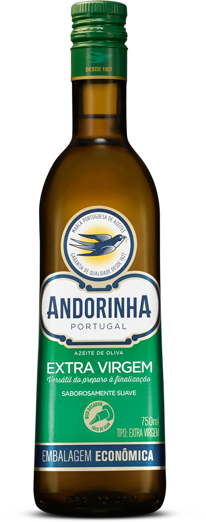 AZEITE EXTRA VIRGEM ANDORINHA VIDRO 750ML