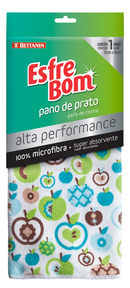 PANO DE PRATO ESFREBOM 100% MICROFIBRA