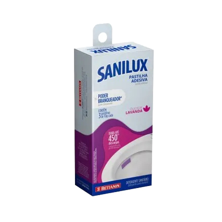 PASTILHA ADESIVA SANILUX LAVANDA 3 UND