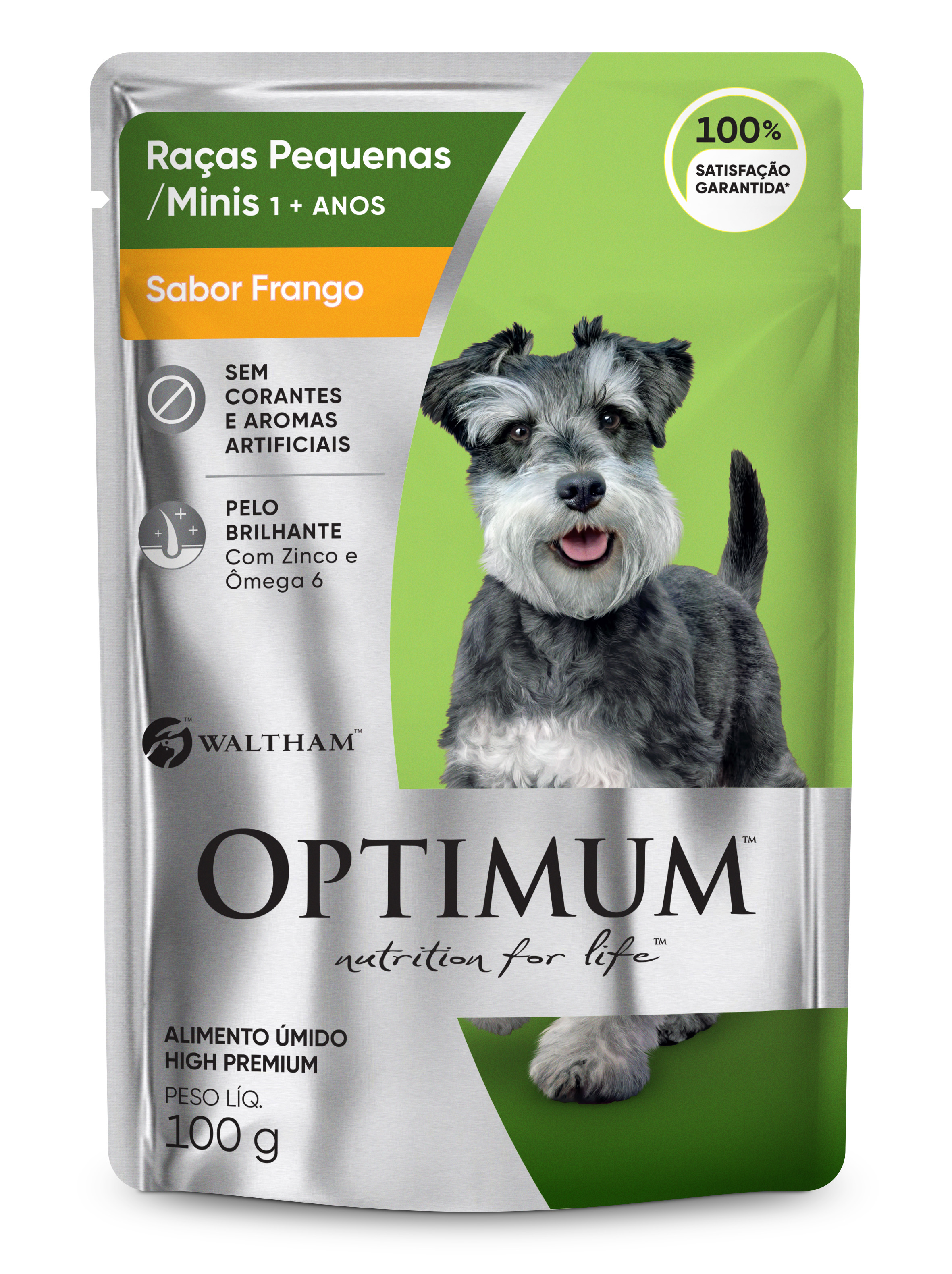 OPTIMUM DOG SACHÊ ADULTO RAÇAS PEQUENAS FRANGO 100G