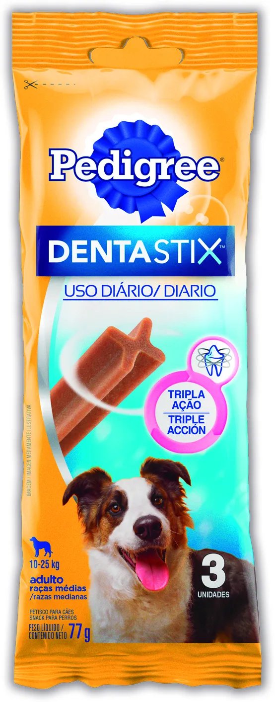 PEDIGREE DENTASTIX RAÇAS MÉDIAS 1x3 77G