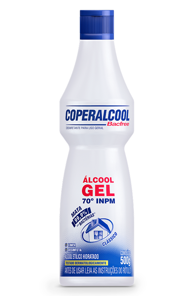ÁLCOOL GEL COPERALCOOL BACTERICIDA 500GR