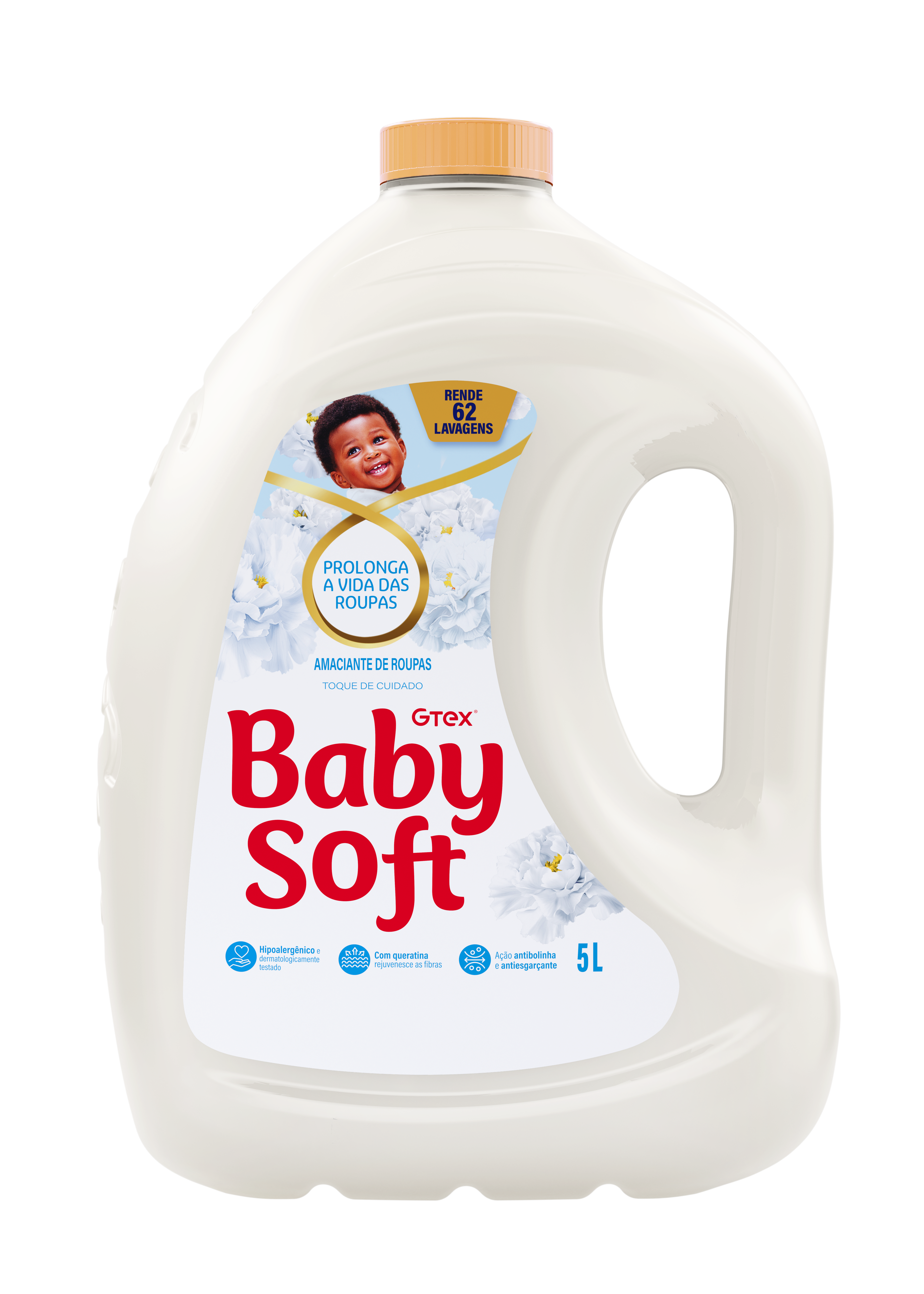 AMACIANTE BABY SOFT TOQUE DE CUIDADO 5L