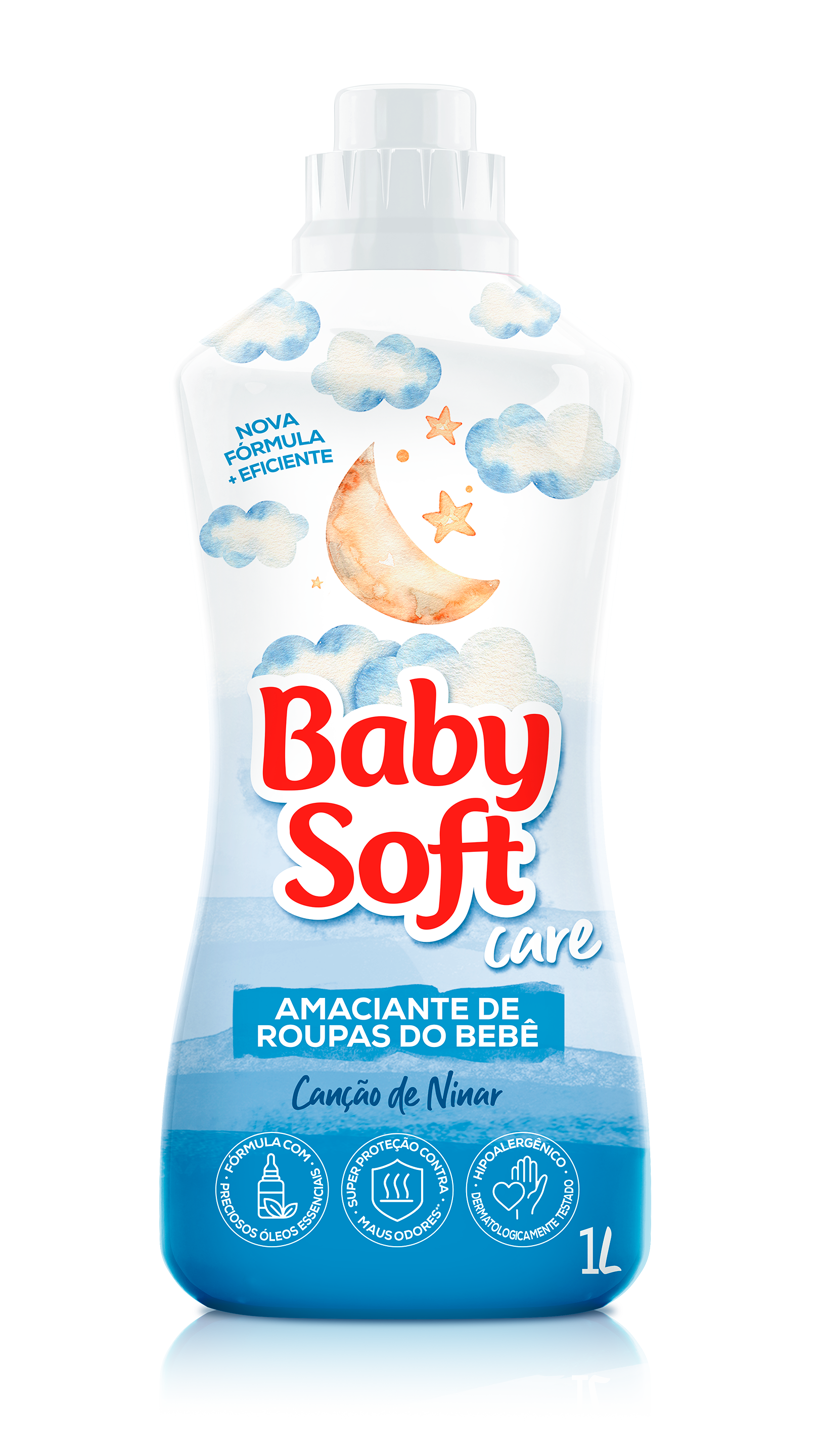 AMACIANTE BABY SOFT CARE LAVANDA E AMENDOAS 1L
