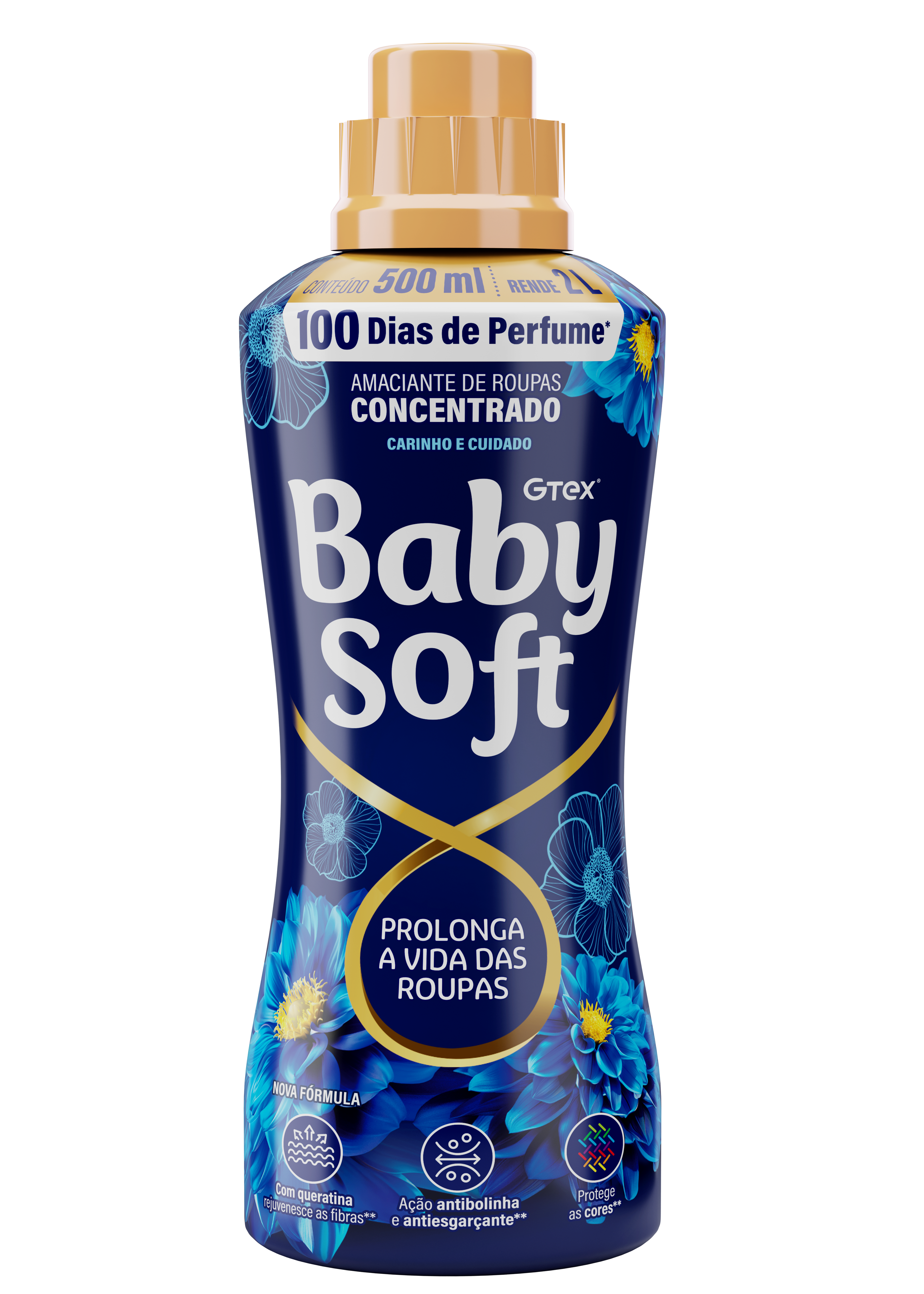 AMACIANTE BABY SOFT CONCENTRADO CARINHO E CUIDADO 500ML