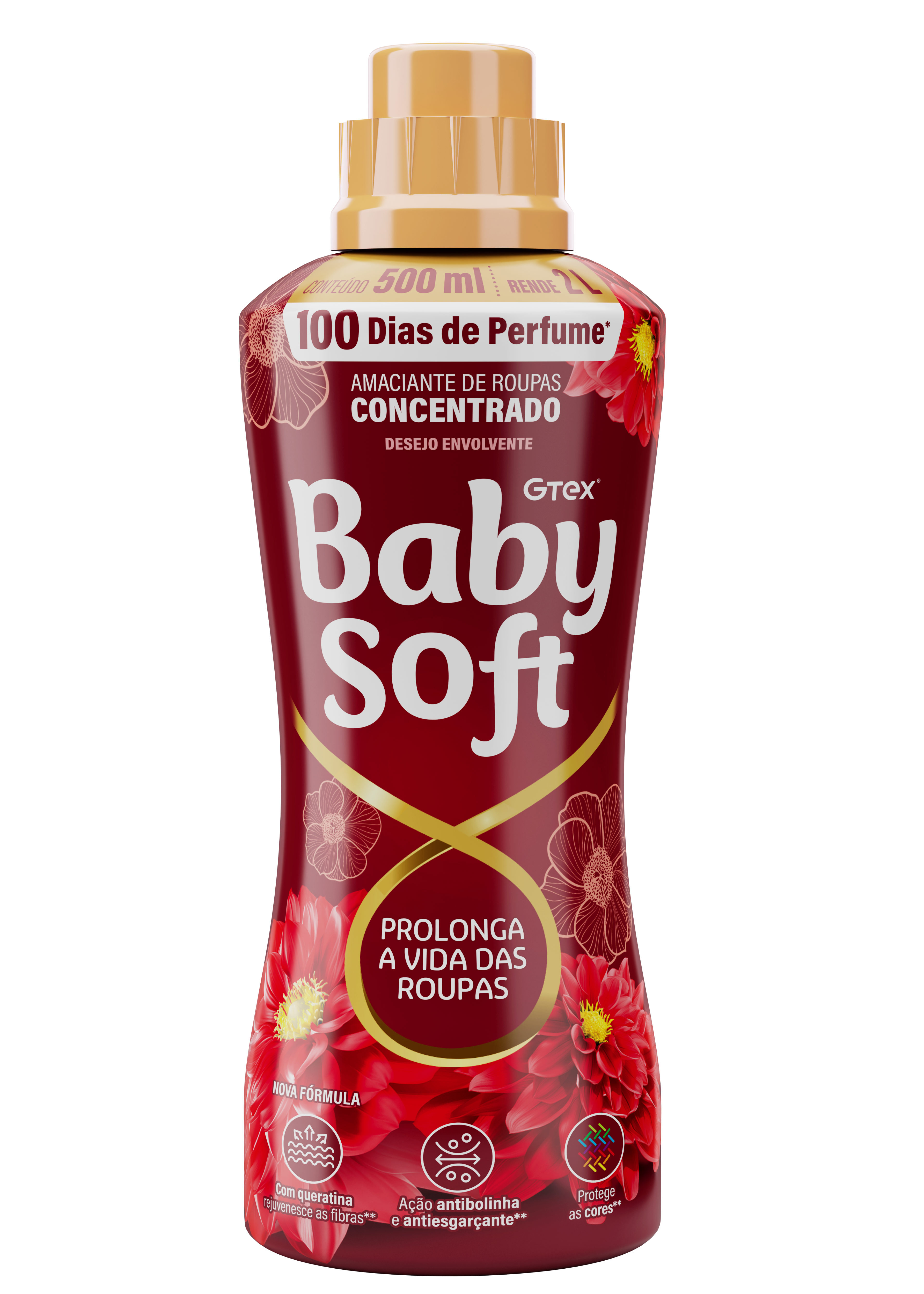 AMACIANTE BABY SOFT CONCENTRADO DESEJO ENVOLVENTE 500ML