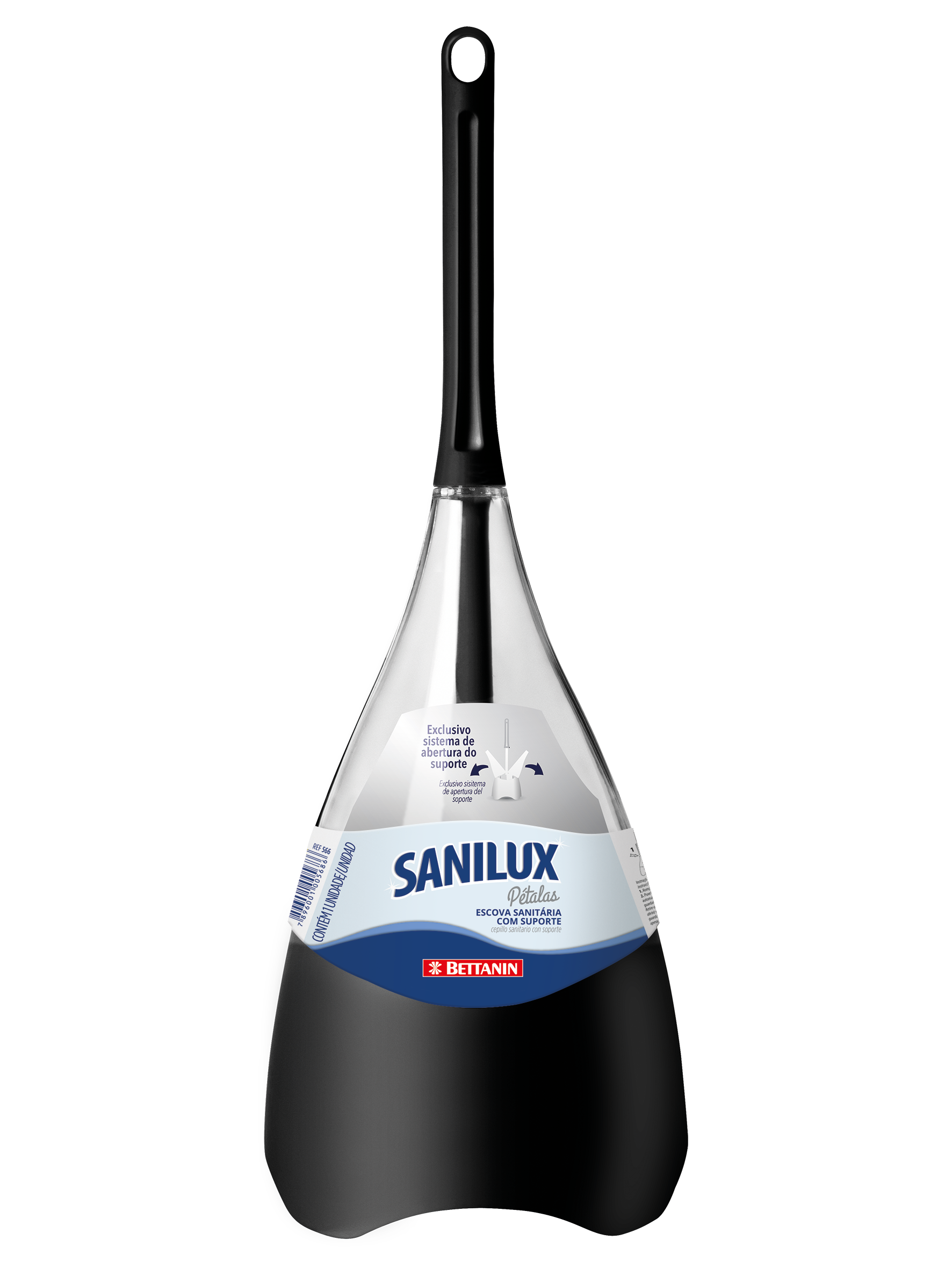 *ESCOVA SANILUX PÉTALAS COM SUPORTE