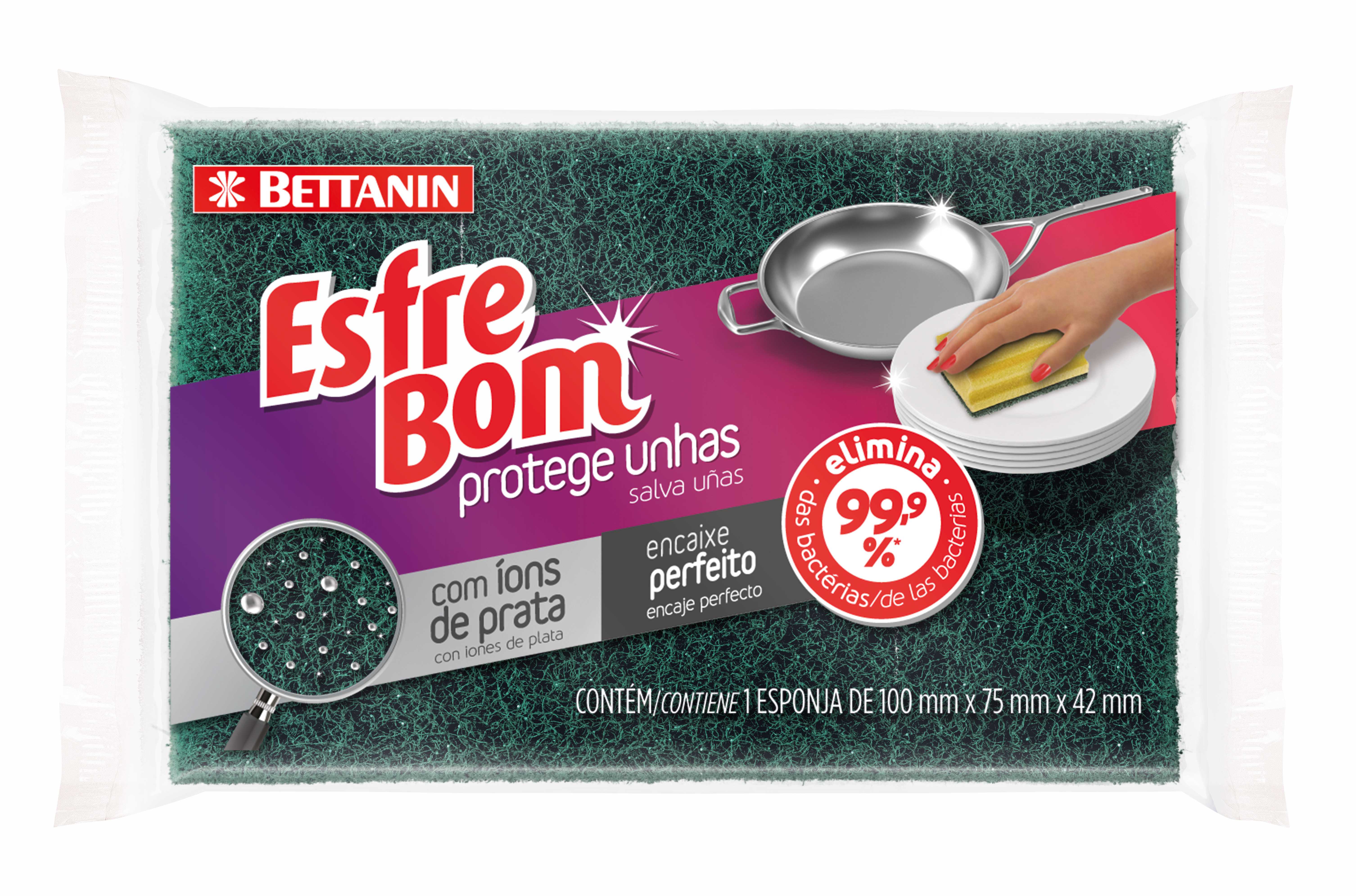 ESPONJA ESFREBOM PROTEGE UNHAS 12 UND