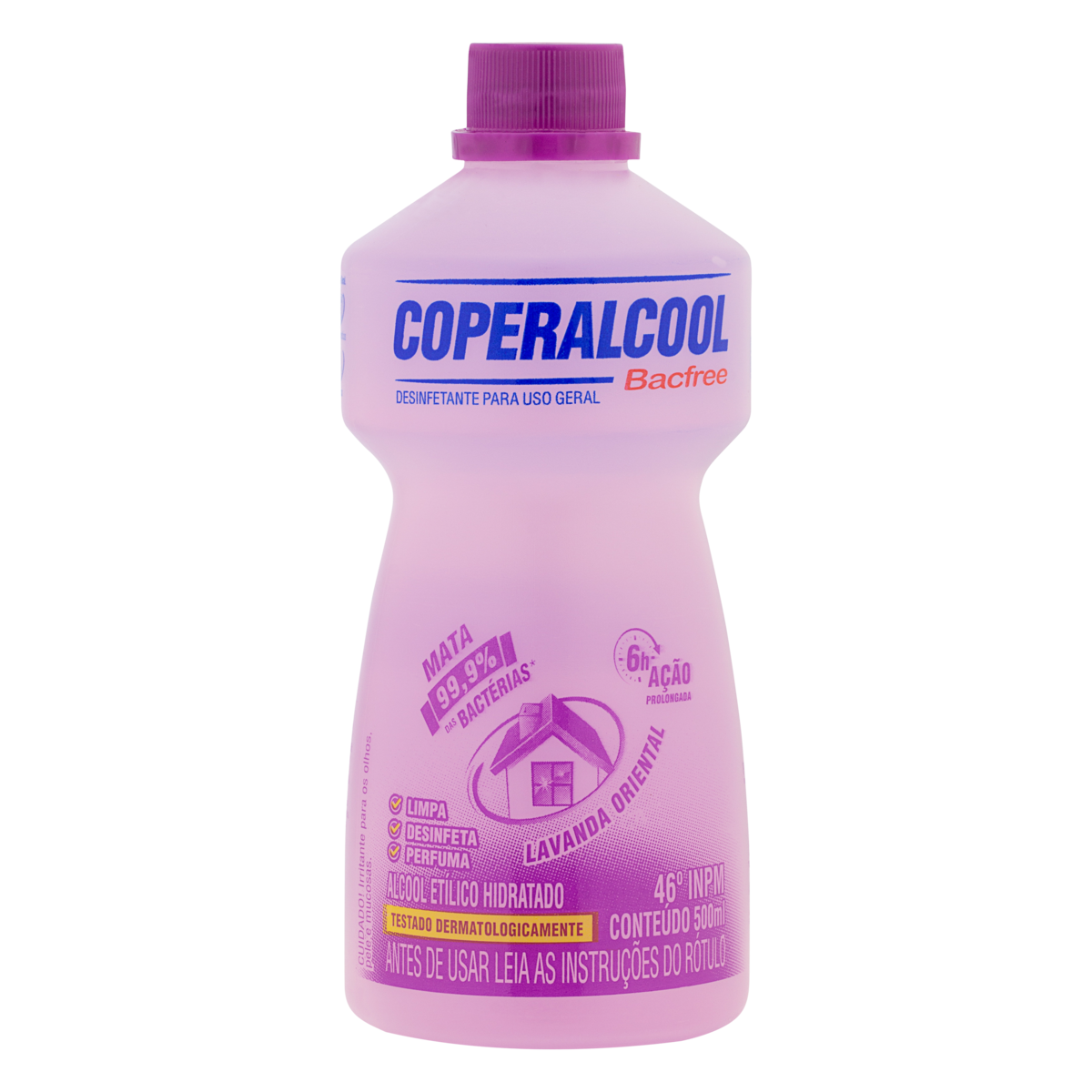 ALCOOL COPERALCOOL LAVANDA BACFREE 500ML