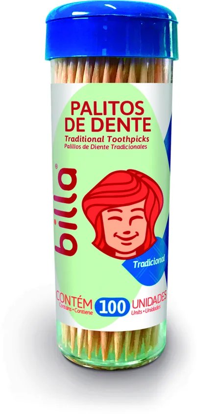 *PALITO DE DENTE BILLA 24X100 UNI BAMBU