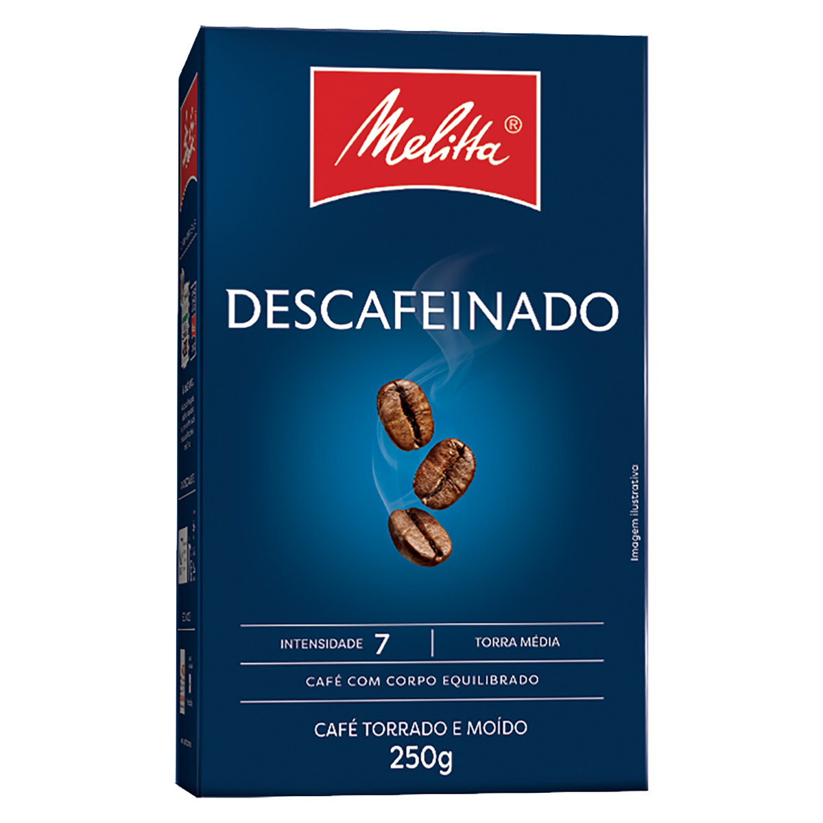 CAFÉ MELITTA VÁCUO DESCAFEINADO 250G