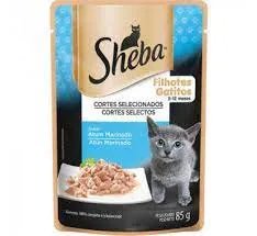 SHEBA SACHÊ FILHOTE ATUM MARINADO 85G