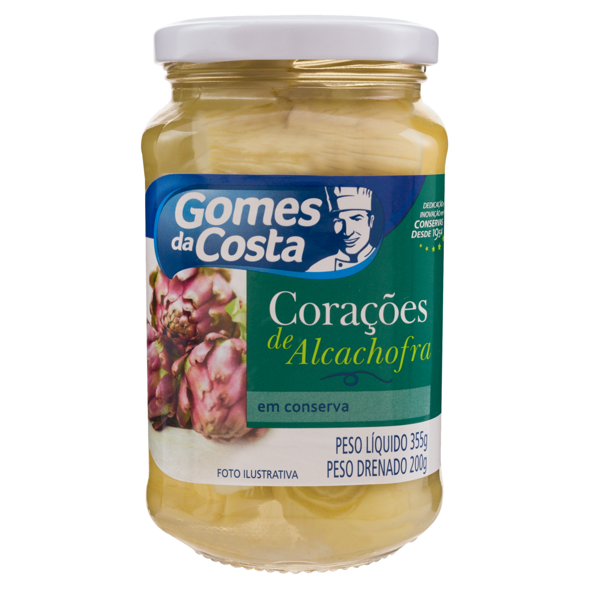 CORAÇÃO DE ALCACHOFRA EM CONSERVA 355G
