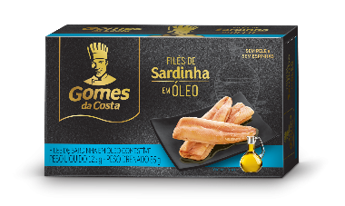 FILÉ DE SARDINHA GOMES DA COSTA EM ÓLEO 125G