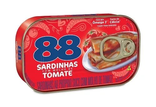 SARDINHA 88 COM MOLHO DE TOMATE 125G