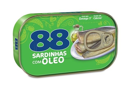 SARDINHA 88 AO ÓLEO 125G