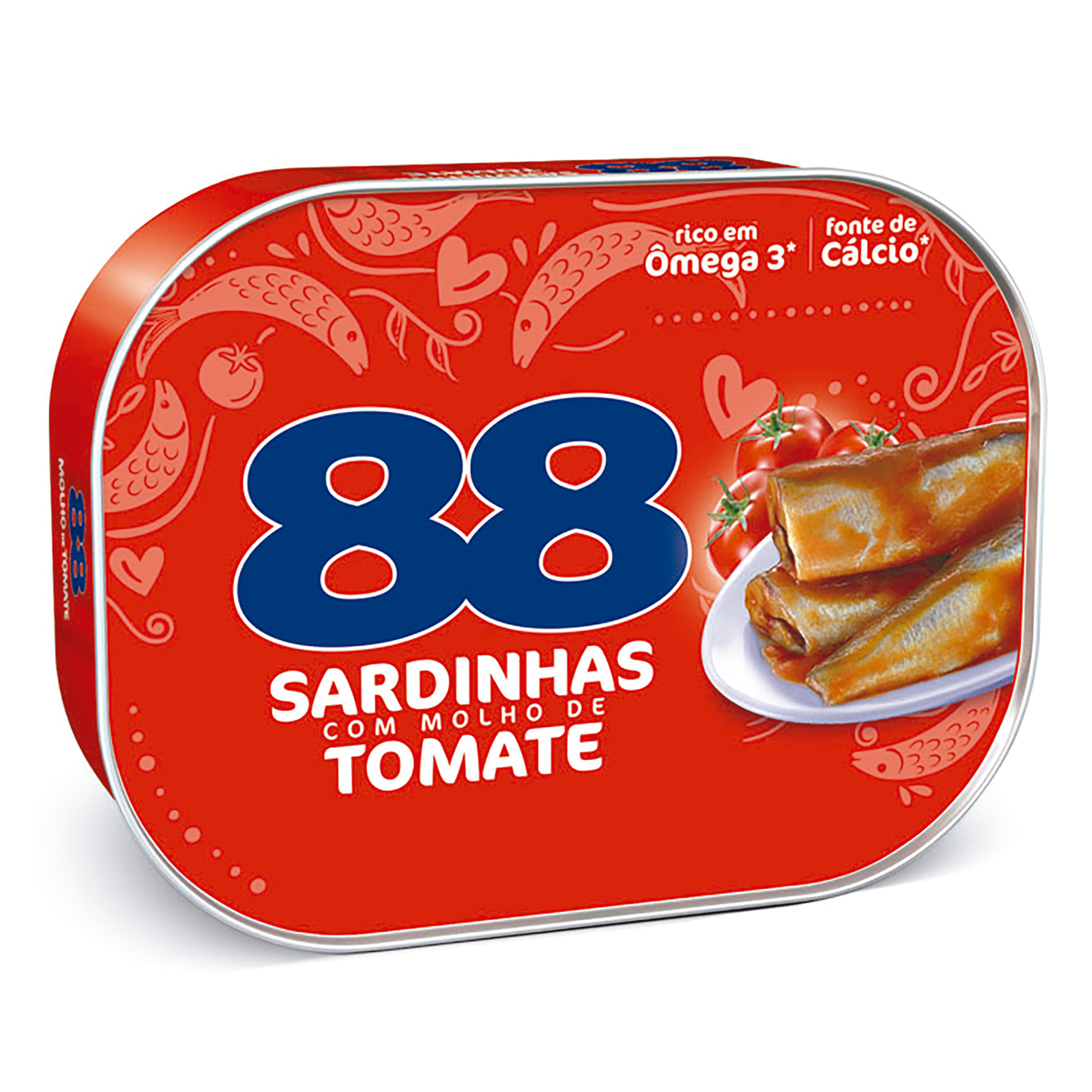 SARDINHA 88 COM MOLHO DE TOMATE 250G