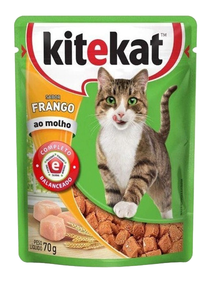 KITEKAT SACHÊ ADULTO FRANGO NOVO 70G