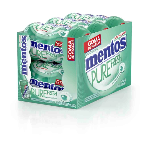 MENTOS BIG GARRAFA PURE FRESH WINTERGREEN 6X92G 552G
