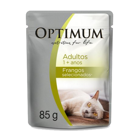 OPTIMUM CAT SACHÊ ADULTO FRANGO 85G