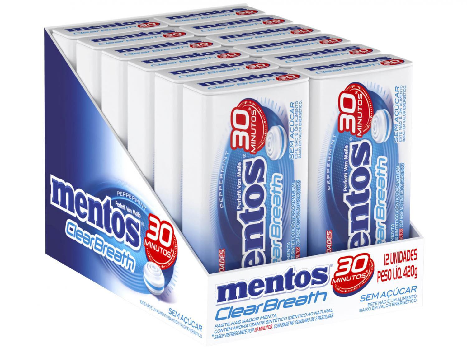 MENTOS PEPPERMINT 30 MINUTOS 12X35G 420G