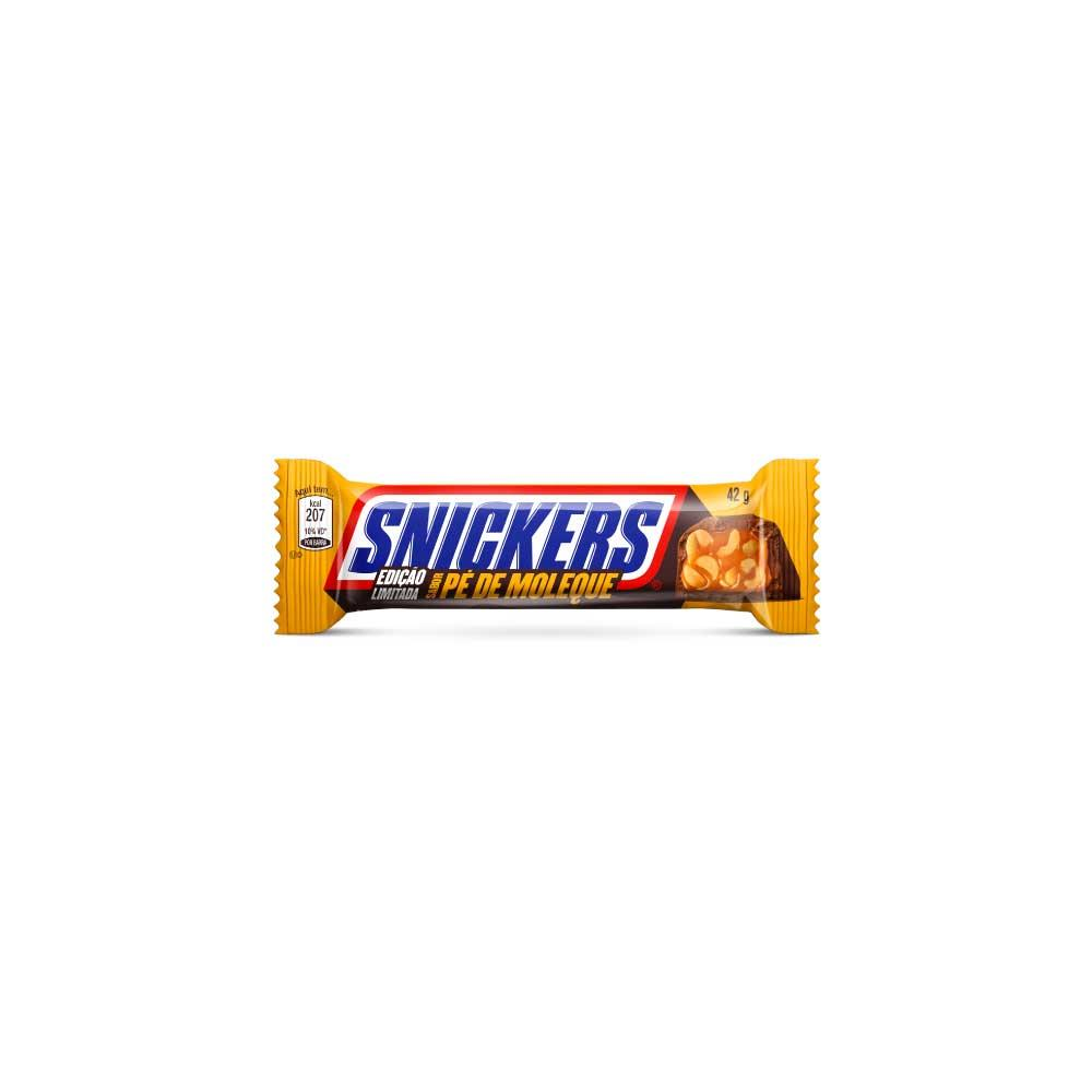 CHOCOLATE SNICKERS PÉ DE MOLEQUE 20X42G