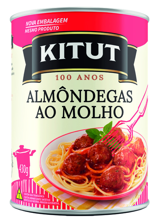 ALMONDEGA 420GR AO MOLHO KITUT