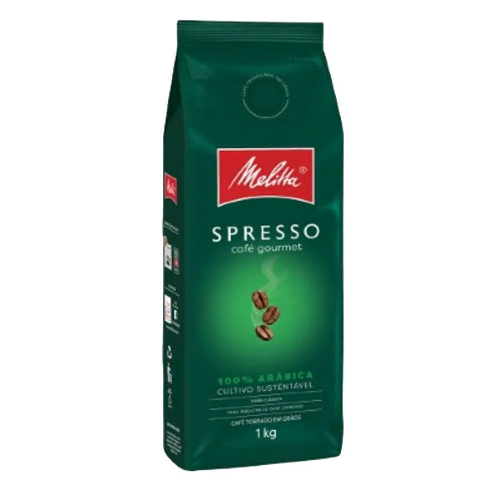 CAFÉ MELITTA SPRESSO EM GRÃOS 1KG