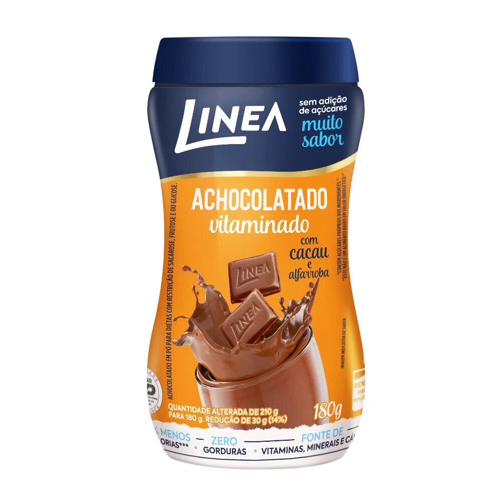 ACHOCOLATADO LINEA ZERO AÇÚCAR 180G