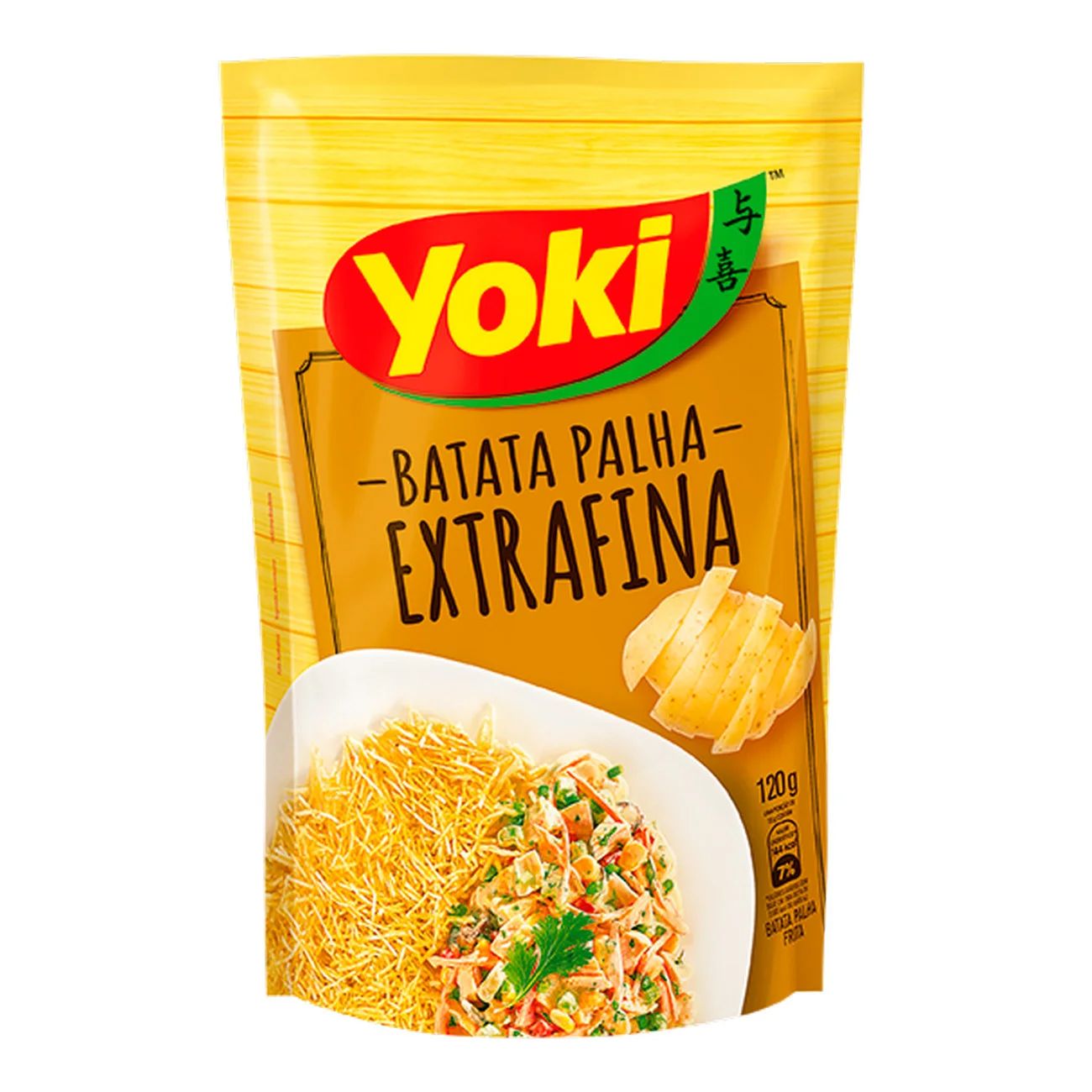 *BATATA PALHA YOKI EXTRAFINA HOT DOG 120G