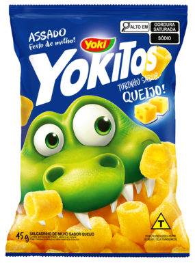 SALGADINHOS YOKITOS QUEIJO TUBINHO 45G
