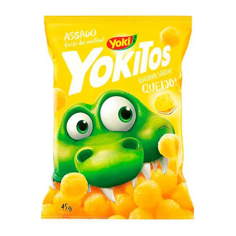 SALGADINHOS YOKITOS QUEIJO BOLINHA 45G